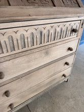 Load image into Gallery viewer, Stripped Oak Bureau
