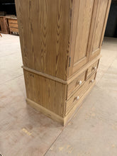 Load image into Gallery viewer, Stripped Pine Wardrobe
