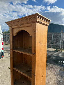 Narrow Pine Bookcase