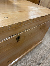 Load image into Gallery viewer, Antique Pine Blanket Box
