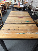 Load image into Gallery viewer, Boat Wood Extendable Dining Table
