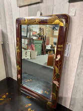 Load image into Gallery viewer, This striking mid-century chinoiserie mirror combines authentic character with solid construction. Built to last, it bears gentle signs of its history—subtle marks that speak to its provenance rather than detract from its appeal. Perfectly sound and ready to make a bold statement in any room, it's a distinctive piece that brings timeless elegance to modern spaces.

Delivery Available

Overall Dimensions

61cm wide x 91.5cm high

