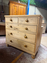 Load image into Gallery viewer, Antique Pine Chest Of Drawers
