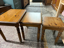 Load image into Gallery viewer, Pine Nest Of Tables
