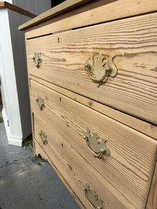 Stripped Pine Chest Of Drawers