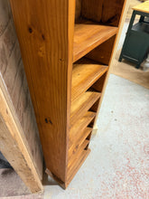 Load image into Gallery viewer, Narrow Pine Bookcase
