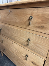 Load image into Gallery viewer, Stripped Oak Chest Of Drawers
