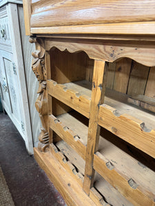 Solid Pine Wine Rack