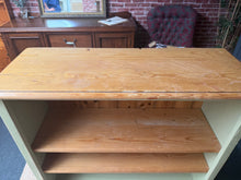 Load image into Gallery viewer, Green Distressed Bookcase
