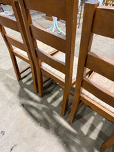 Load image into Gallery viewer, 4 x Ladder-back Dining Chairs
