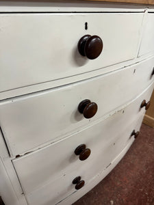 Bow Fronted Chest Of Drawers