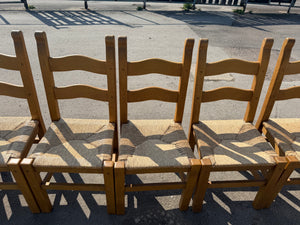 8 x Solid Pine Chairs
