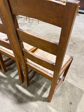 Load image into Gallery viewer, 4 x Ladder-back Dining Chairs
