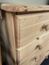 Load image into Gallery viewer, Stripped Pine Chest Of Drawers
