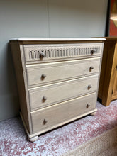 Load image into Gallery viewer, Stripped Oak Chest Of Drawers
