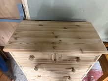 Load image into Gallery viewer, Tall Stripped Pine Drawers
