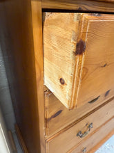 Load image into Gallery viewer, Solid Pine Chest Of Drawers

