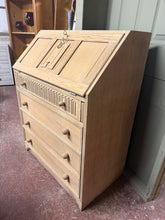 Load image into Gallery viewer, Stripped Oak Bureau
