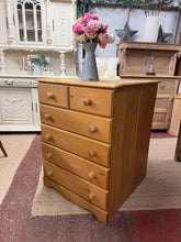 Load image into Gallery viewer, Solid Pine Chest Of Drawers
