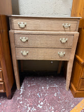 Load image into Gallery viewer, Stripped Oak Chest Of Drawers
