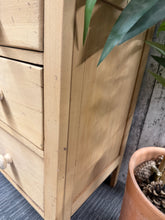 Load image into Gallery viewer, Stripped Satinwood Chest Of Drawers
