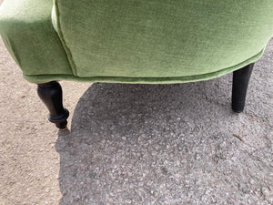 2 x Green Armchairs
