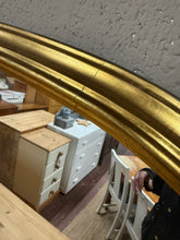 Load image into Gallery viewer, Gold Over Mantle Mirror
