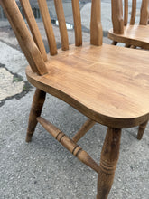 Load image into Gallery viewer, 4 x Vintage Pine Chairs

