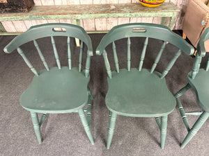 4 x 'Oxford Green' Chairs