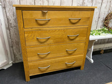 Load image into Gallery viewer, Oak Chest Of Drawers
