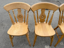 Load image into Gallery viewer, 4 x Blonde Chairs
