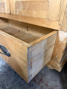 Antique Pine Wardrobe
