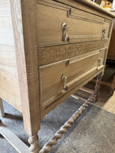 Load image into Gallery viewer, Stripped Oak Chest Of Drawers
