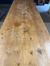 Load image into Gallery viewer, Long Vintage Pine Table
