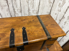Load image into Gallery viewer, Small Wooden Trunk
