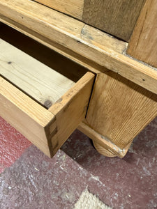 Antique Pine Wardrobe