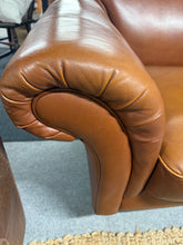 Load image into Gallery viewer, Tan Leather Sofa
