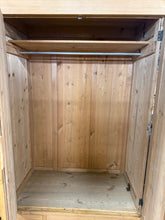 Load image into Gallery viewer, Antique Pine Wardrobe
