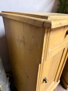 Tall Antique Pine Cupboard