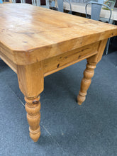 Load image into Gallery viewer, Vintage Pine Dining Table
