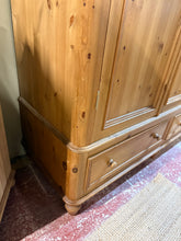 Load image into Gallery viewer, Vintage Pine Wardrobe
