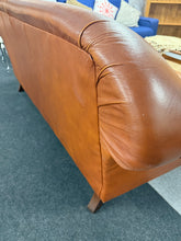 Load image into Gallery viewer, Tan Leather Sofa
