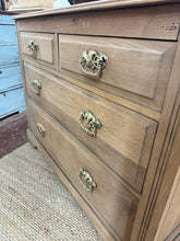 Load image into Gallery viewer, Stripped Satinwood Chest Of Drawers

