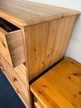 Load image into Gallery viewer, Solid Pine Chest Of Drawers
