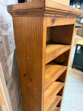 Load image into Gallery viewer, Narrow Pine Bookcase
