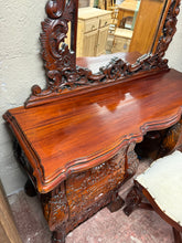 Load image into Gallery viewer, Continental Carved Dressing Table
