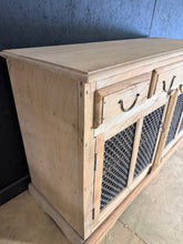 Load image into Gallery viewer, Stripped Mango Wood Sideboard
