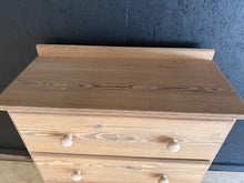 Load image into Gallery viewer, Stripped Pine Chest Of Drawers
