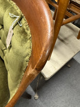 Load image into Gallery viewer, Green Velour Chair
