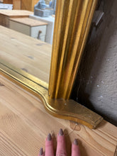 Load image into Gallery viewer, Gold Over Mantle Mirror
